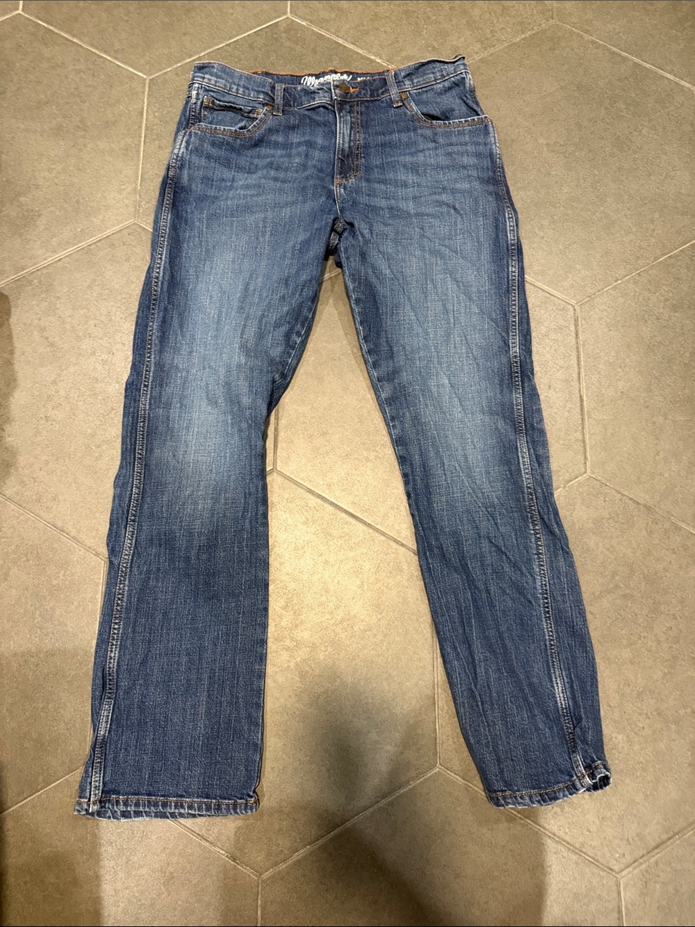 Wrangler Men's Bootcut Jeans - Medium Blue Wash